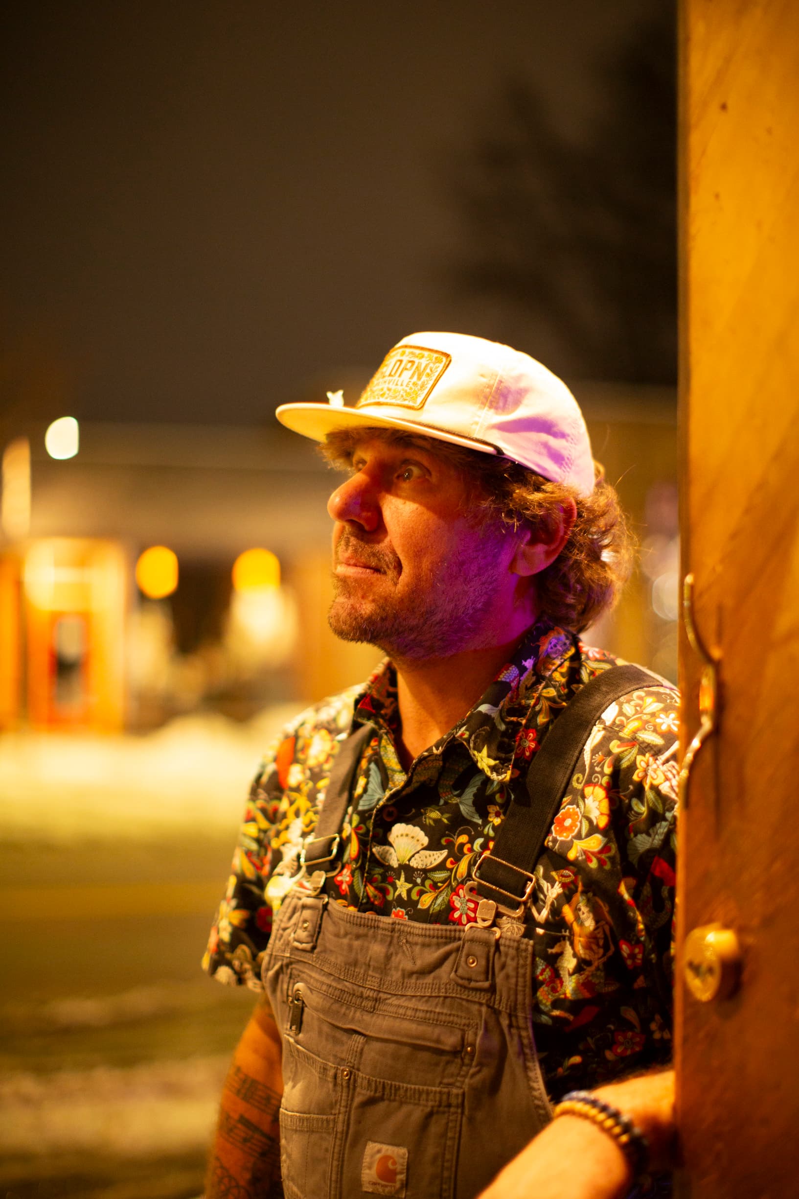 Ty Stonehawker smiling portrait outdoors